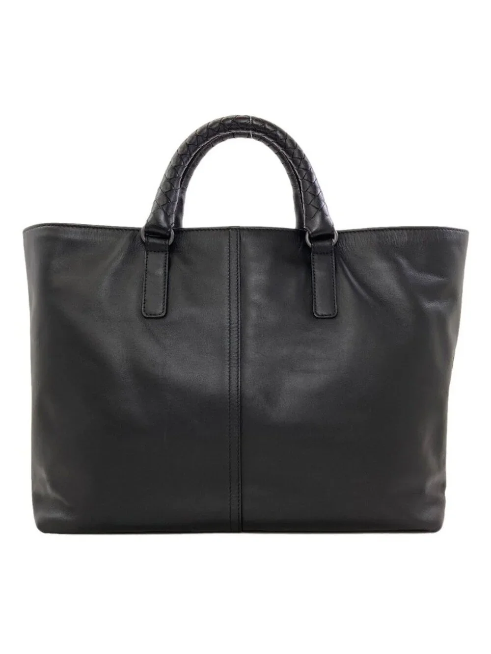 Bottega Veneta Simple Design Handbag Leather